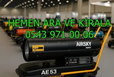 Ankara Çevresi Kiralık Elektrikli Mazotlu Isımak Isıtıcı Kiralama