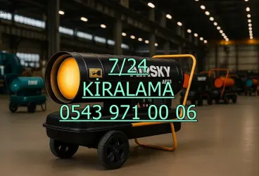 Avcılar ve Bağcılar ve Bahçelievler Kiralık Elektrikli Mazotlu Isımak Isıtıcı Kiralama