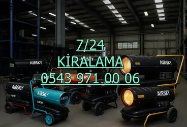 Aydın Kiralık Elektrikli Mazotlu Isımak Isıtıcı Kiralama
