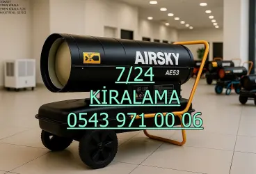 Bursa Kiralık Elektrikli Mazotlu Isımak Isıtıcı Kiralama