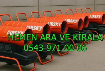 Kayseri Kiralık Elektrikli Mazotlu Isımak Isıtıcı Kiralama