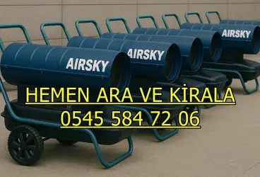 Sarıyer Kiralık Elektrikli Mazotlu Isımak Isıtıcı Kiralama