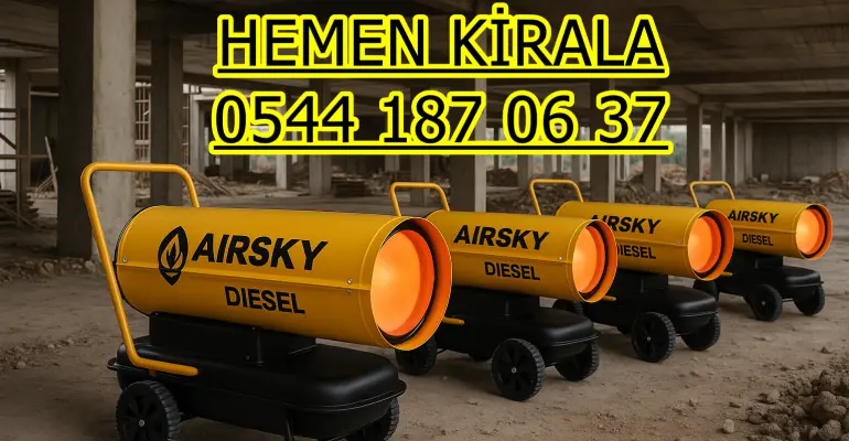 Eskişehir Kütahya Bilecik Isımak Isıtıcı Kiralama