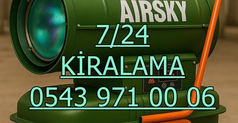 İstanbul ve Bursa MAZOTLU ISIMAK ISITICI KİRALAMA