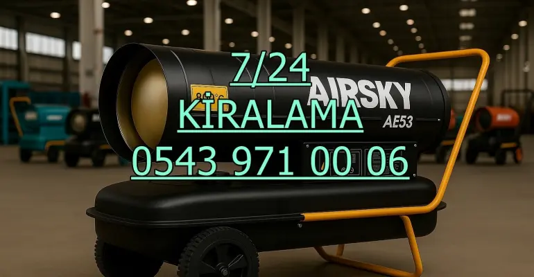 Pursaklar Kiralık Elektrikli Mazotlu Isımak Isıtıcı Kiralama